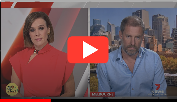 Screenshot from Channel 7 featuring Richard